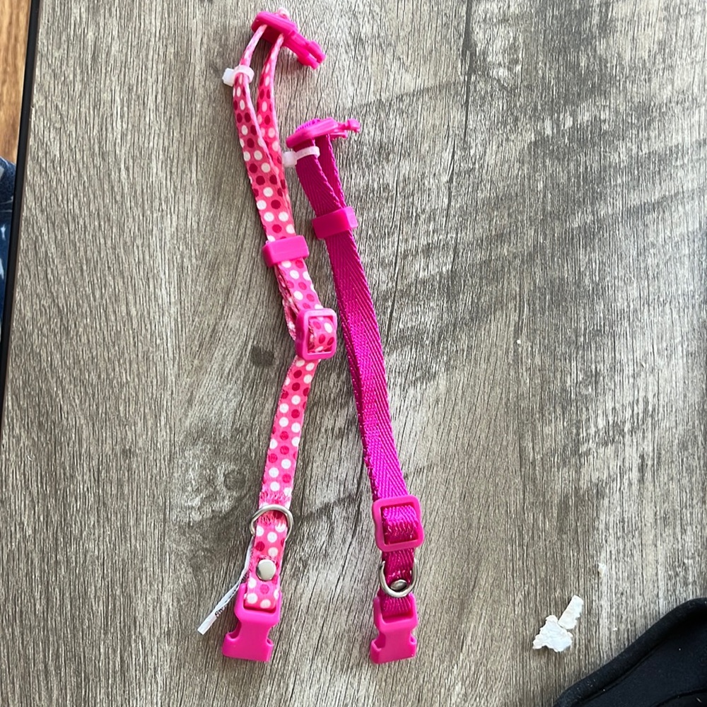 Two small dog collars